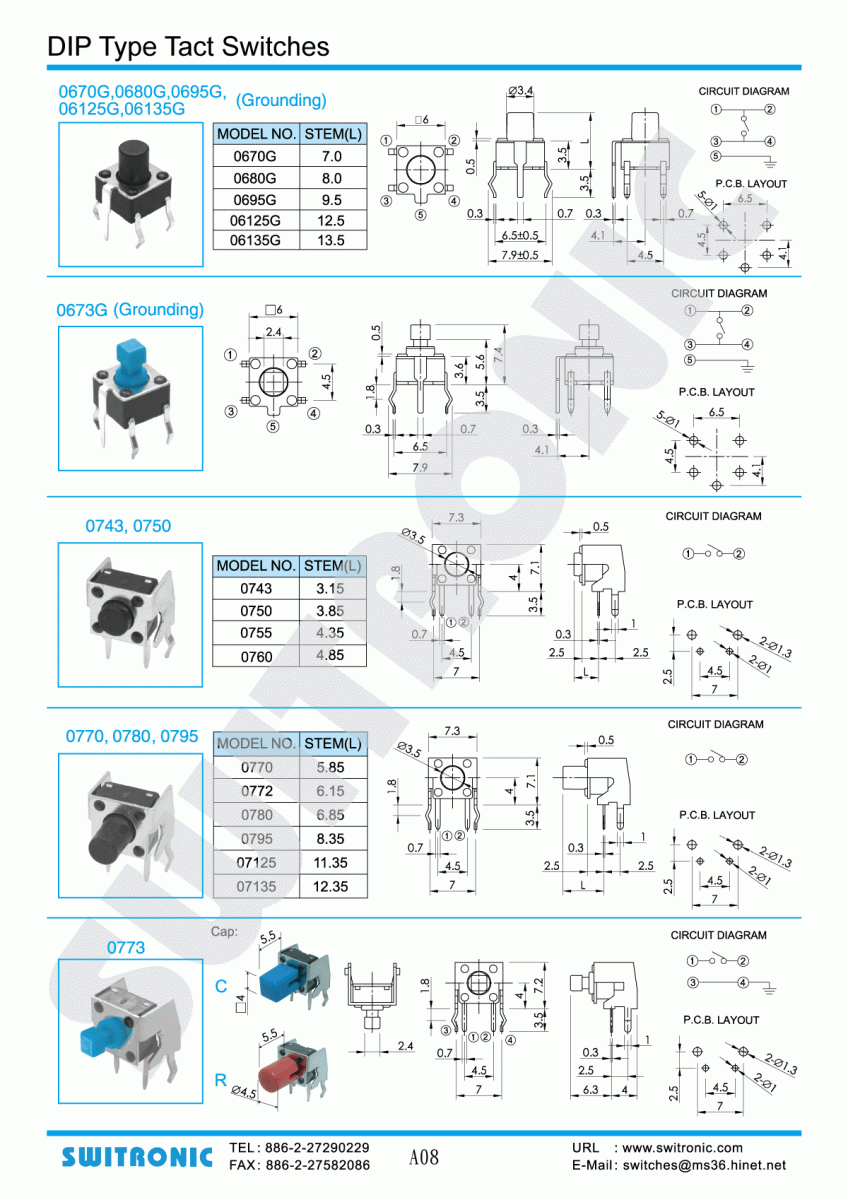 SMD Tact Switch