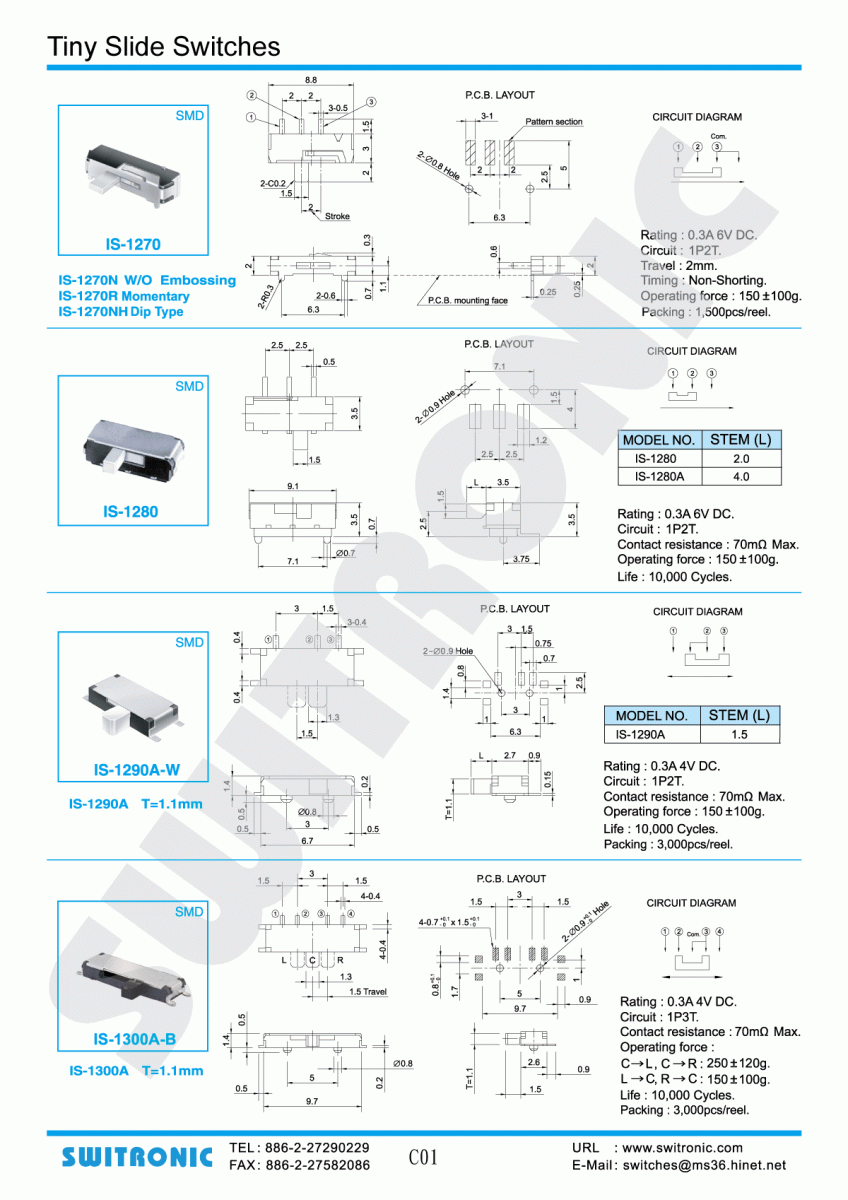 Slide Switch