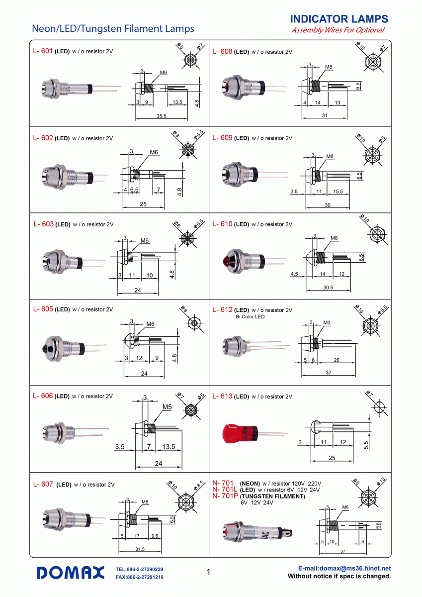 Indicator Lamp