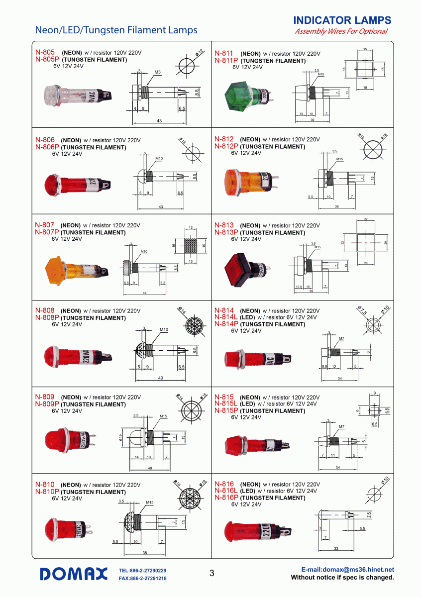 Indicator Lamp